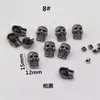 Rebites de Caveira DIY Cabeça de Fantasma Tachas de Liga Metálica Roupas Punk Alça de Bolsa Acessórios para Sapatos Materiais