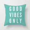 Almohada de Dibujos Animados Creativos Letras Inglesas Piel de Durazno Cojín para Sofá Funda de Almohada de Cabecera Personalizable