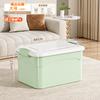 Caja de Almacenamiento Doméstico de Plástico de Gran Capacidad Engrosada para Ropa de Armario, Edredones, Juguetes de Niños, Artículos Varios