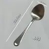 Cuchara sopera de boca ancha de acero inoxidable, cuchara para arroz, cuchara para gachas para el hogar, cucharón de servicio grande para buffet de hotel, cucharón pequeño para sopa de restaurante
