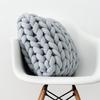 Cojín Decorativo Tejido a Mano con Tiras de Tela de Nuevo Estilo Transfronterizo Cojín para Sofá Manta Tejida a Mano Hilo Central de Tiras de Tela Cojín Decorativo DIY
