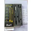 Pluma Herramienta Multifunción Personalizada con Luz LED, Pantalla Táctil, Destornillador de Doble Punta, Bolígrafo Metálico, Set de Regalo 9 en 1