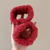 Diadema de Felpa Linda de Otoño para Lavado Facial para Mujeres, Modelo Nuevo 2026, Especialmente Diseñada para Maquillaje y Mascarillas Faciales, Diadema de Color Café de Alta Gama