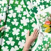 Papel de Copia Trébol de la Suerte Wx242 17g Dulce de Regalo Papel de Envoltura a Prueba de Humedad St. Papel de Pera de Nieve de Trébol del Día de San Patricio