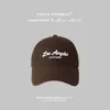 Gorra de Béisbol Versátil Estilo Coreano para Hombres y Mujeres, Gorra de Pico Bordada en 3D de Alta Calidad, Sombrero de Sol para Primavera y Verano con Ala Ancha que Hace que la Cara Parezca Más Pequeña
