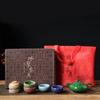 Promoção Especial Liquidação Cerâmica Conjunto de Chá de Viagem Conjunto Conjunto de Chá Kung Fu Forno Ru Celadon Gordo Esmalte de Rachadura de Gelo Presente Porcelana