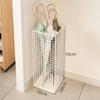 Estante de almacenamiento para paraguas para uso doméstico, Soporte de pared para paraguas, Gancho de cubo para paraguas, Estante de almacenamiento, Soporte para paraguas sin taladro para detrás de la puerta