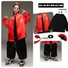 Día de Año Nuevo ropa para niños estilo chino ropa de actuación para niños Hanfu para niñas moda nacional Longteng moda hip hop ropa de actuación otoño