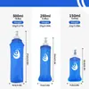 Garrafa de água macia dobrável portátil para ciclismo, bolsa de água macia transfronteiriça para atividades ao ar livre, mochila para esportes, montanhismo e corrida em trilha, garrafa de água macia de TPU