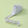 Fita métrica de fitness medidor de circunferência doméstica estudante portátil fita métrica de couro macio medição corporal perna cintura peito três tamanhos podem ser impressos régua de medição