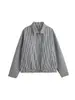 Ropa para Hombre Apo Chaqueta Cruzada a Cuadros para Hombre Otoño Marca de Alta Gama Moderna Guapo Holgada Casual Chaqueta con Cremallera Superior