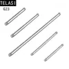 F136 Titanio Barra de Lengua con Rosca Externa Barra Recta Cuerpo de Aleación de Titanio G23 Joyería para Piercings Accesorios Barra de Reemplazo Rosca Externa