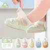 Calcetines de piso para bebé lindos, Zapatos y calcetines para niños pequeños, Bebés recién nacidos y niños pequeños, Verano finos antideslizantes anticongelantes Zapatos y calcetines para niños pequeños, Algodón