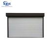 Persiana enrollable de acero ignífuga de doble vía de 3 horas, persiana enrollable engrosada resistente al viento, puerta de tienda, edificio, lama de cortina compuesta, puerta enrollable de acero