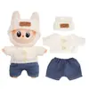 Adecuado para Ropa de Muñeca Labubu, Peluche Vinilo Sentado Fiesta Primera, Segunda y Tercera Generación Traje de Falda de Repuesto