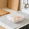 Caja de Almacenamiento para Huevos a Prueba de Golpes para Exteriores Portátil para Acampar Bandeja para Huevos Anti-Rotura Caja Protectora de Plástico para el Hogar Viaje Anti-Caídas
