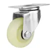 Rueda de Nylon Galvanizado de Tamaño Mediano de 2.5 pulgadas 3 pulgadas Rueda Universal Rueda de Freno para Carrito de Tamaño Mediano Resistente al Desgaste Fácil de Empujar Rueda Direccional