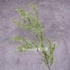 Plantas Verdes Simuladas, Capim-dos-pampas Acessível, Versão de Casamento, Folhas de Plástico, Estilo Floresta Verde, Arranjo de Flores para Corredor de Casamento Atacado