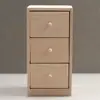 1:12 Casa de Muñecas Casa de Muñecas Muebles Miniatura Gabinete Lateral Moderno Cajones Múltiples DIY Gabinete Liso
