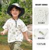 Camiseta de Manga Corta Antibacteriana de Algodón Puro para Niños Ropa de Verano 2026 Nuevo Estilo Ropa para Niños Ropa de Verano Fina de Manga Media para Bebés