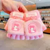 Luvas Infantis de Meio Dedo para Outono e Inverno para Meninas Pequenas para Escrever e Ir para a Escola, Luvas de Pelúcia com Tampa Reversível à Prova de Frio e Quentes para Meninas