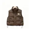 Ropa Infantil Nuevo Bebé Niños y Niñas Chaleco de Algodón con Cuello Alto Ropa Exterior Infantil Chaleco Cálido Chaleco de Algodón Infantil