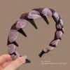 Nueva diadema de alta gama 2026, peine para el cabello estilo Maillard para peinar y arreglar los cabellos sueltos, accesorio para el cabello de uso diario estilo coreano para usar al aire libre