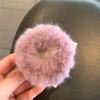 Anel de Cabelo Waxy Macio Quente Outono e Inverno Corda de Cabelo Imitação de Pelo de Coelho Corda de Cabelo Fofa Fofa Elástico Super Confortável para Meninas