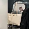 Bolso Tote Simple de Gran Capacidad Estilo Coreano Primavera 2025 Nicho Nueva Moda Bolso de Mano para Viaje Textura Bolso de Hombro