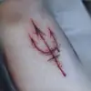Tatuagens adesivas de Halloween linhas pretas espinhos galhos à prova d'água longa duração personalidade escura nicho