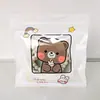 Oso de Dibujos Animados Pan de Nieve Horneado Conejo Bocadillo Galletas Bolsa Sellada Bolsa de Plástico Auto-Sellante Empaque de Joyería