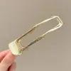 Pinza para el cabello curva, plana y cómoda para mujer, con un diseño sofisticado, nuevo estilo 2026, adecuada para la parte posterior de la cabeza, pinza de pico de pato