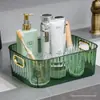 Armazenamento Doméstico Caixa de Armazenamento Transparente Banheiro Multifuncional Diversos Caixa de Armazenamento de Mesa Caixa de Cosméticos Armazenamento de Máscaras
