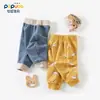 Promoção Calças de Bebê Outono Novo Estiloso Roupa Externa Calças Compridas para Bebê Primavera e Outono Calças de Moletom Calças Pp Unissex Roupa Casual para Criança Pequena