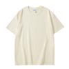Camiseta de Algodão Puro com Textura 230g para Homens, Engrossada, Corte Solto, Mangas Caídas, Estilo Retrô Japonês, Cor Sólida, Manga Curta, Estilo Casual de Verão