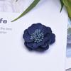 3.5cm Punto Personalizado Venta Directa de Fábrica Flor de Cabeza Accesorios para el Cabello Hechos a Mano Flor Estereotipada Estilo K Flor Simulada Hecha a Mano DIY