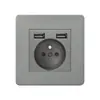 Comercio exterior 86 panel de enchufe de pared estándar europeo Europeo estándar europeo Alemán 16A regulación estándar alemán enchufe USB
