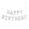 Globos de Letras Versión Americana de 16 pulgadas Fiesta de Cumpleaños Globos Inflables de Papel de Aluminio Forma de Animales de Dibujos Animados Dorados