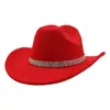 Aliexpress Novo Estilo Étnico Chapéu de Sol de Lã Estilo Ocidental Chapéu de Cowboy para Homens e Mulheres Chapéu de Casal