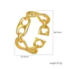 Europa y Estados Unidos popular pulsera de acero inoxidable transfronteriza personalizada chapada en oro apertura retro francesa elegante pulsera de acero de titanio de alta calidad