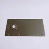 Cubierta de Clip para Puerta de Vidrio de Acero Inoxidable 304, Placa Pequeña de Cubierta de Clip para Puerta, Cubierta de Bisagra para Puerta de Vidrio, Clip Superior, Clip Inferior, Clip Curvo, Placa de Hebilla