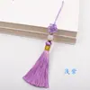 Marcador de página artesanal borla borla grampo de cabelo pingente borla vintage tamanho pequeno nó chinês pingente de borla loja de fábrica