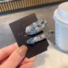 Clip de Pico de Pato con Perlas y Pedrería Estilo Dulce y Fresco para Niña Pinza de Moda de Alta Gama Clip para Flequillo Clip Lateral Accesorio para el Cabello