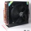 Condensador con Ventilador para Refrigerador Congelador Cámara Fría Radiador Evaporador Universal para Vitrina de Exhibición Pequeña Enfriado por Aire