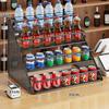 Estante de Almacenamiento de Bebidas de Gran Capacidad Estante de Exhibición de Productos para Cajero Estante de Exhibición Tipo Escalera Mostrador de Tienda de Conveniencia Estante Pequeño para Snacks