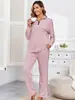Trajes Casuales Europeos, Sudaderas de Diseño de Alta Gama para Mujer Europeas y Americanas de Otoño e Invierno, Pantalones de Manga Larga, Pantalones de Pierna Ancha, Conjunto de Dos Piezas