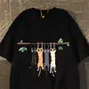 Camiseta de seda de leche con estampado de gato de dibujos animados, de manga corta, nueva para el verano, para estudiantes de secundaria