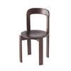 Silla de comedor medieval de madera maciza, para uso doméstico, para apartamentos pequeños, para dormitorio, maquillaje, estudio, para una sola persona, sencilla, con respaldo.