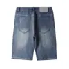 2026 Verano Elásticos Casuales Juveniles para Hombre Pantalones Cortos de Mezclilla Pantalones de Cinco Puntos Estilo Hong Kong Modernos Pantalones de Longitud Media Estilo Coreano Pantalones de Montar