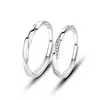Anillos de Pareja Infinito Amor de Plata Pura S999, Anillos de Plata Pura para Hombre y Mujer, un Par de Regalos de San Valentín con Diseño de Nicho